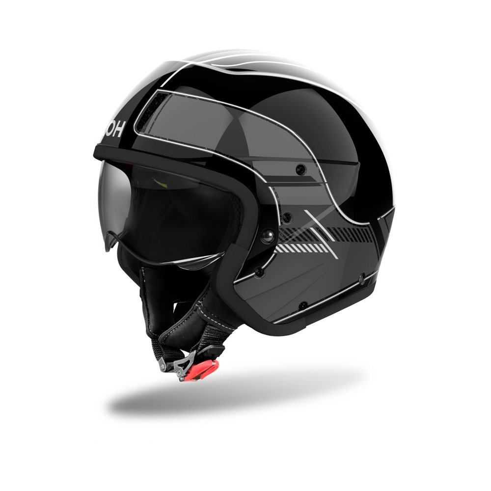 Airoh Каска J110 Raster Dark Grey Gloss - изглед 1