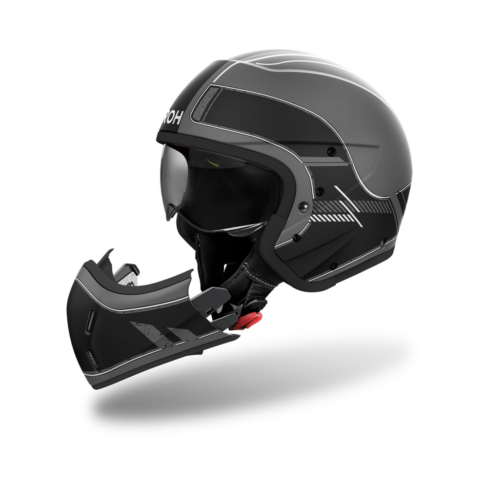 Airoh Каска J110 Raster Black Matt - изглед 3