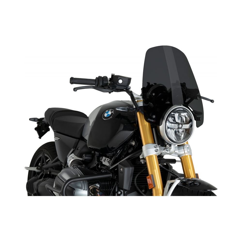 Puig Слюда New Generation Touring BMW R12 Ninet T 24-25 Dark Smoke - изглед 3