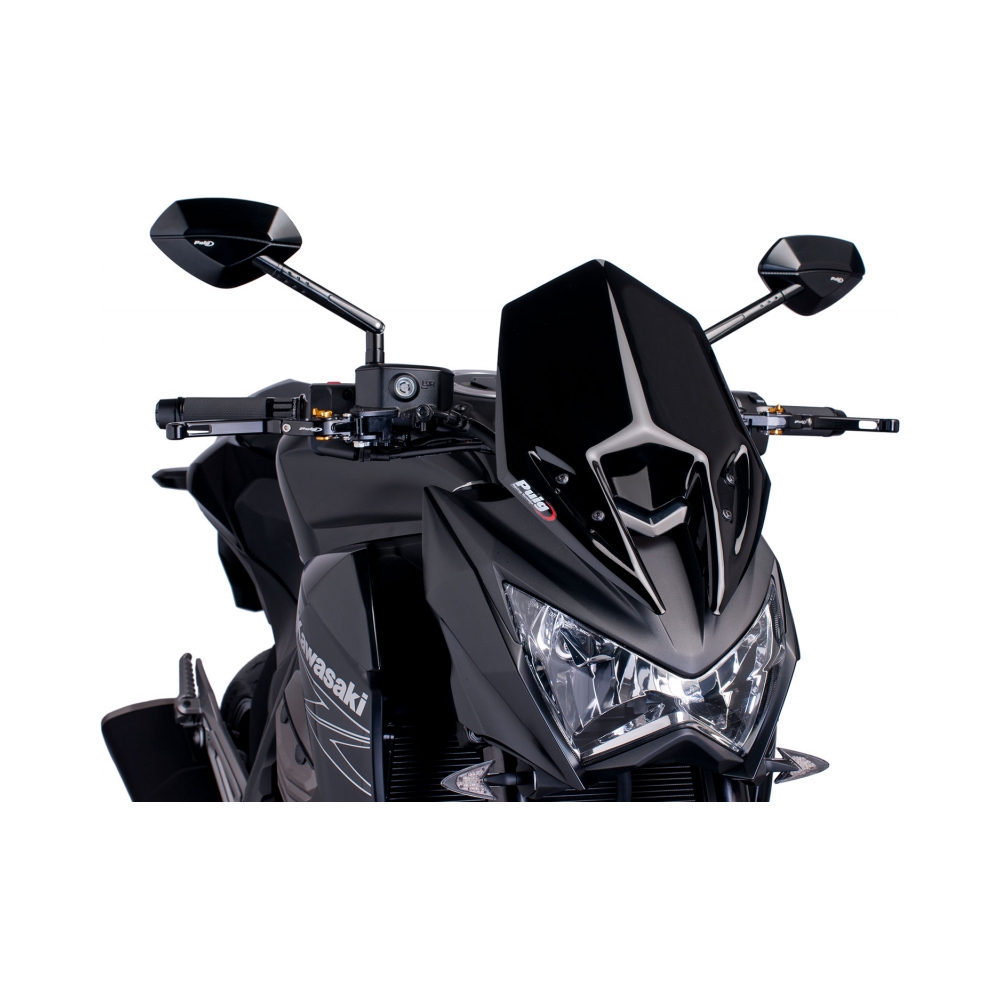 Puig Слюда New Generation Sport Kawasaki Z800/Z800E 13-16 Black - изглед 1