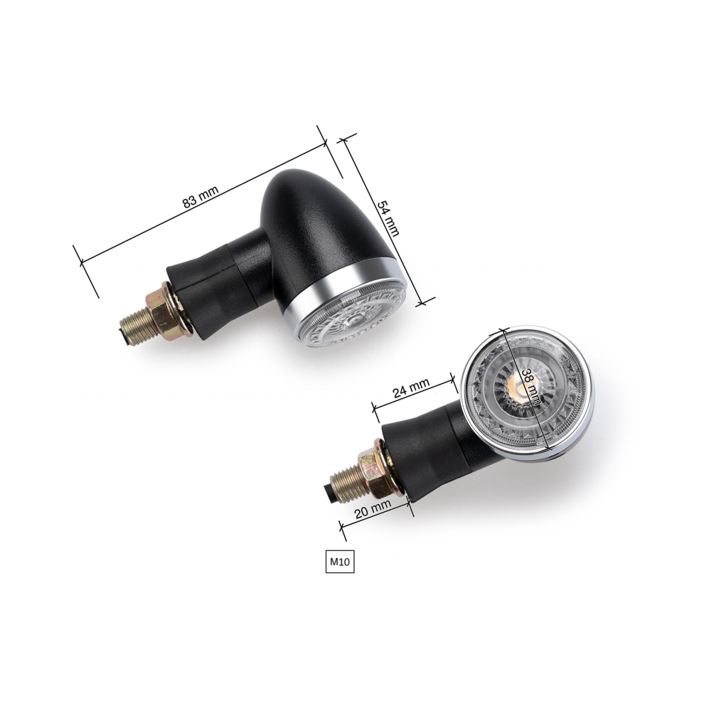 Puig LED Mигачи Radiant универсални комплект 12V 1.2W M10 - изглед 3