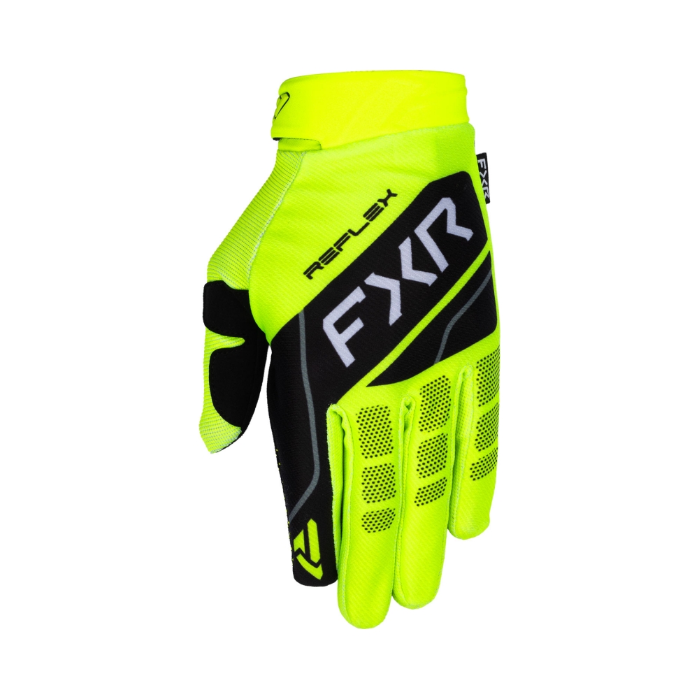FXR Ръкавици Reflex Dual MX26 HiVis Black - изглед 1