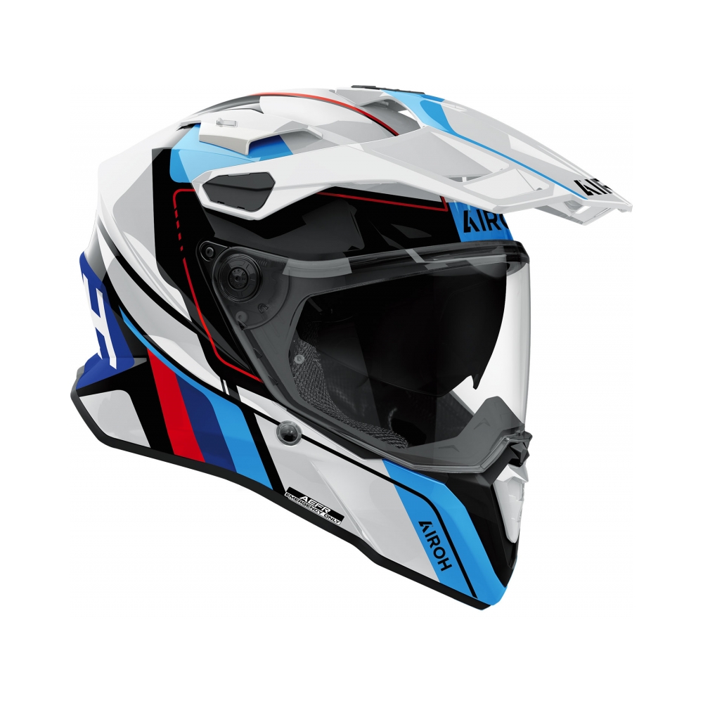 Airoh Каска Commander 2 Skip White Red Gloss - изглед 2