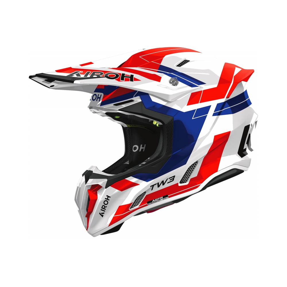 Airoh Каска Twist 3 Dynasty Blue Red Gloss - изглед 1