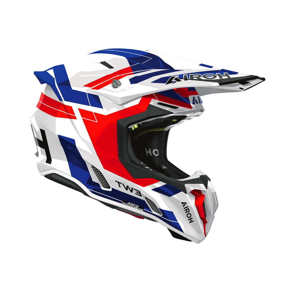 Airoh Каска Twist 3 Dynasty Blue Red Gloss - изглед 2