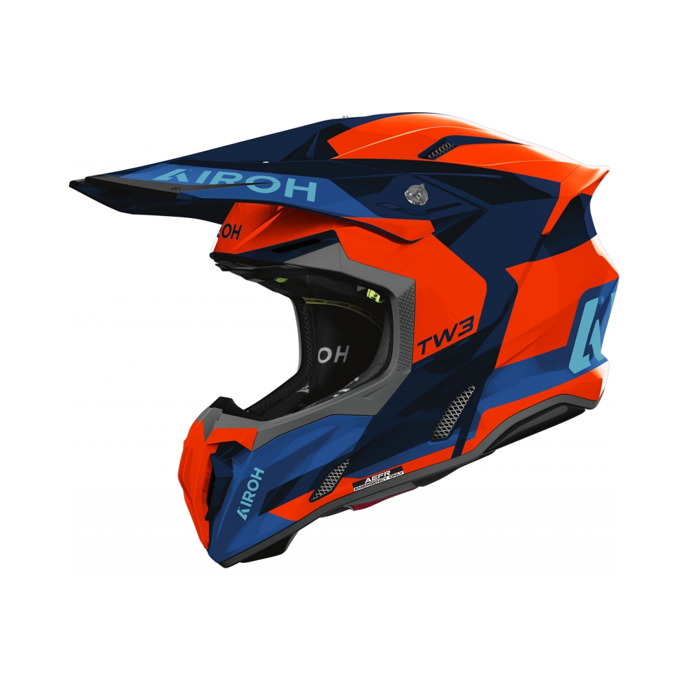 Airoh Каска Twist 3 Fancy Orange/Blue Gloss - изглед 1