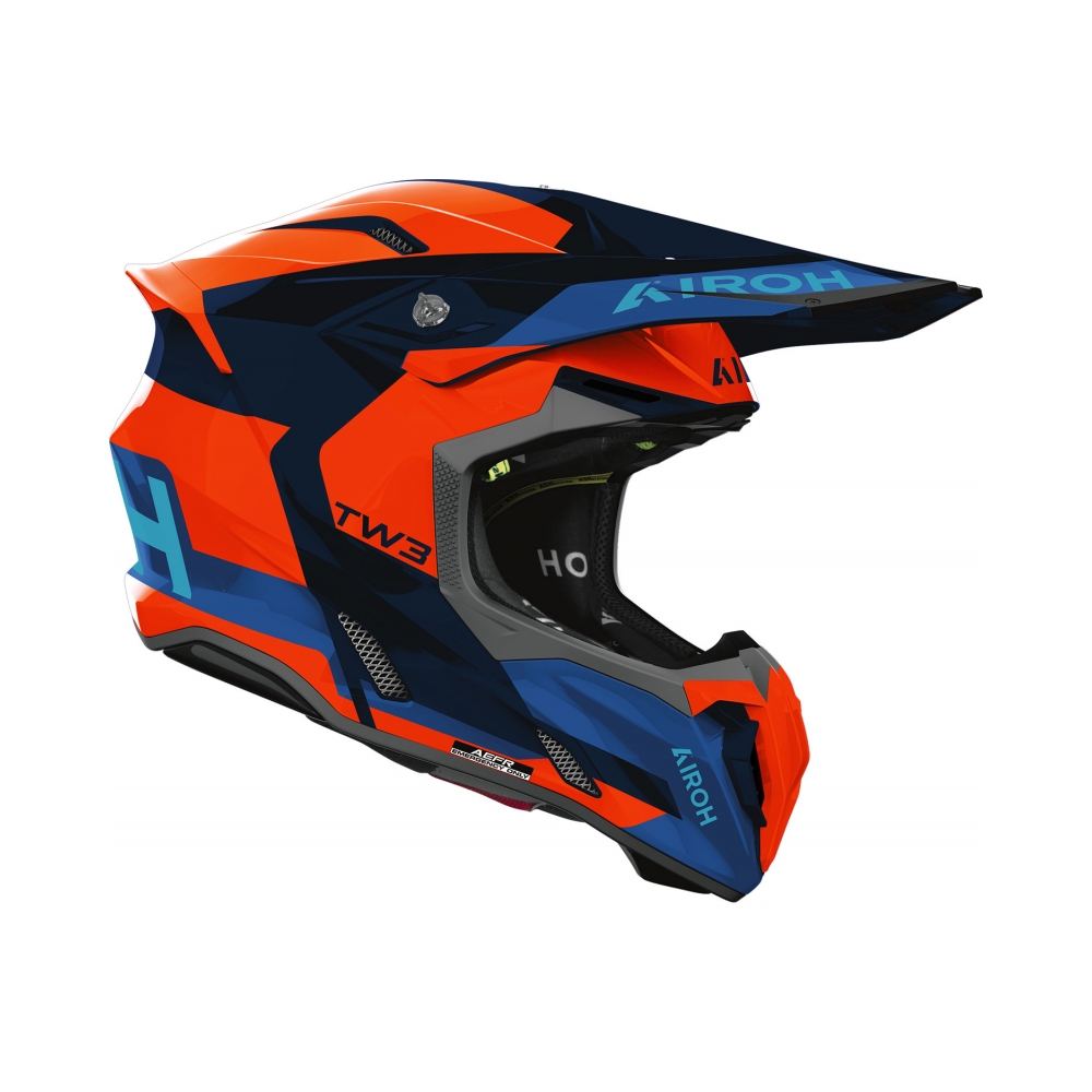 Airoh Каска Twist 3 Fancy Orange/Blue Gloss - изглед 2