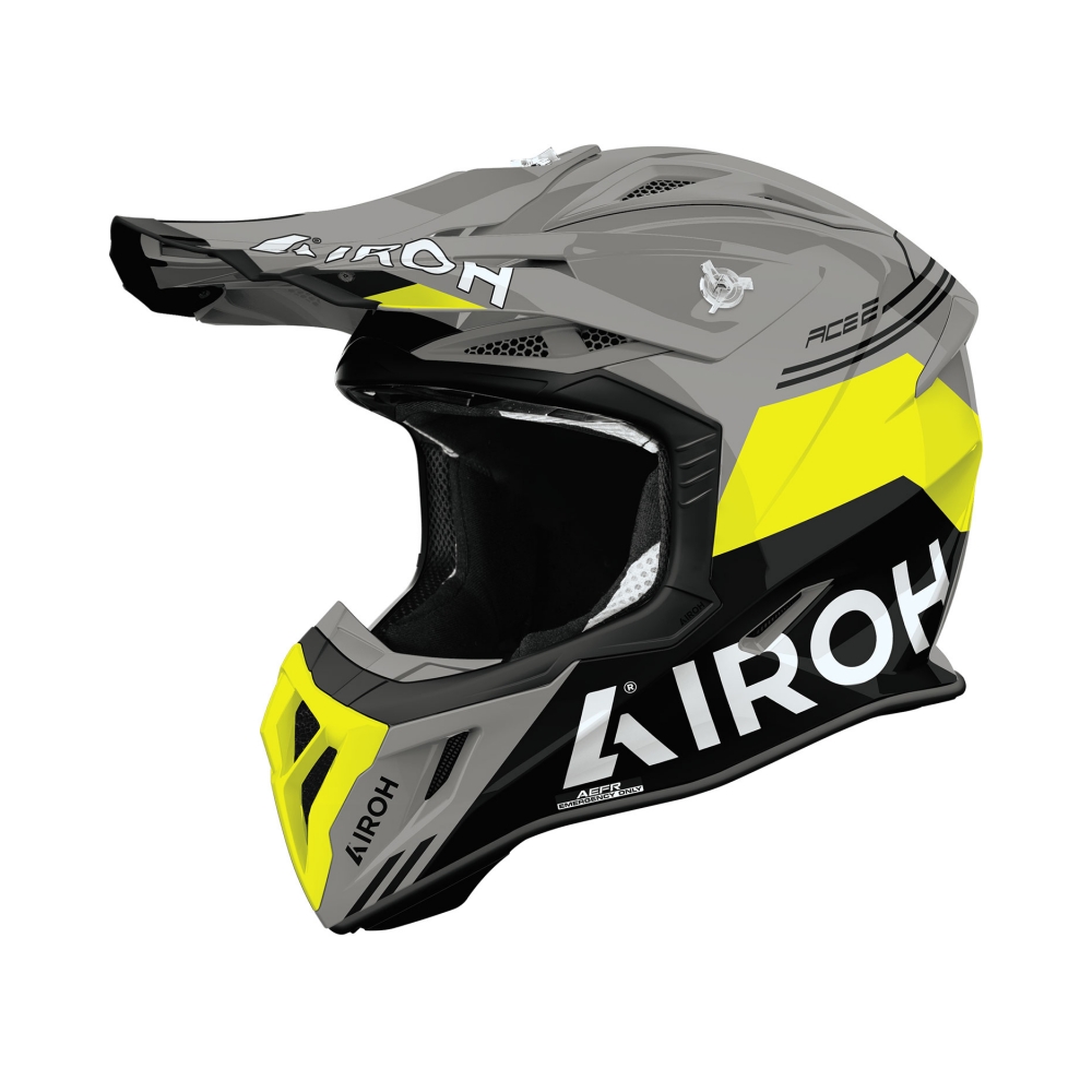Airoh Каска Aviator Ace 2 Fury Yellow Gloss - изглед 1