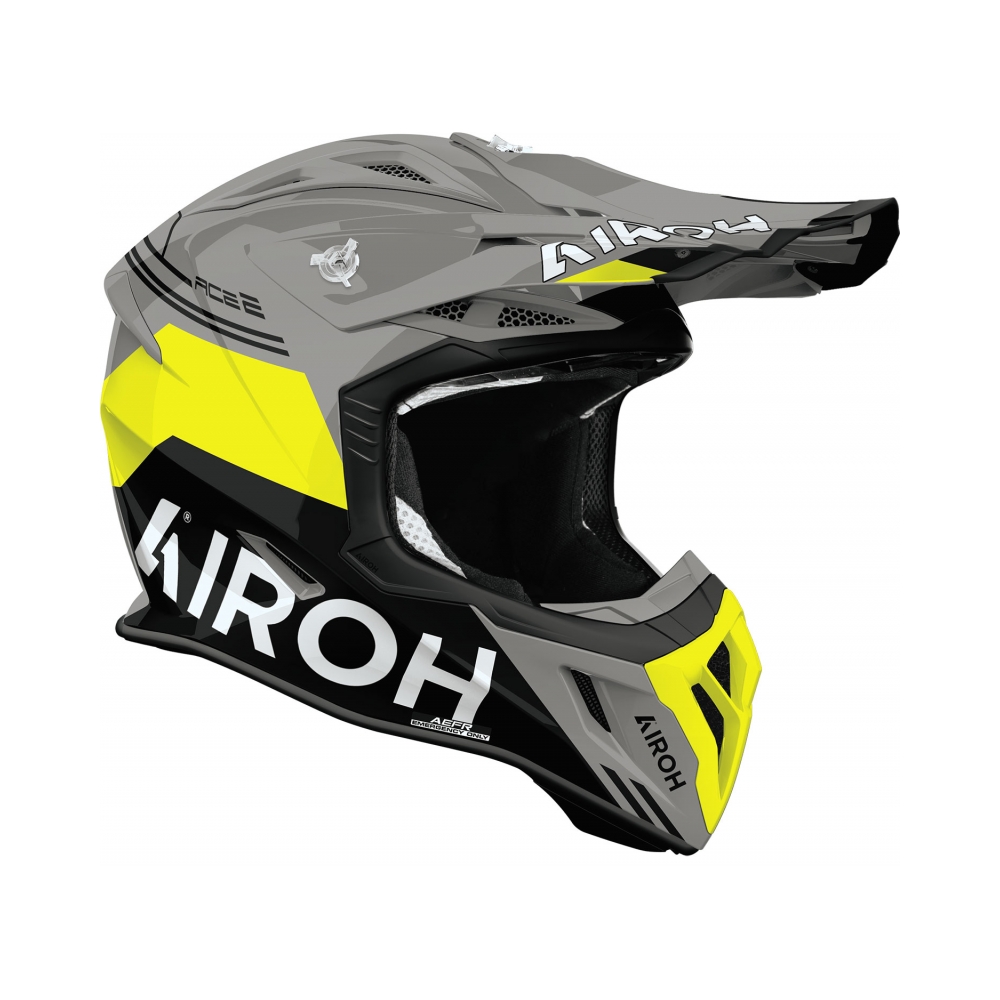 Airoh Каска Aviator Ace 2 Fury Yellow Gloss - изглед 2