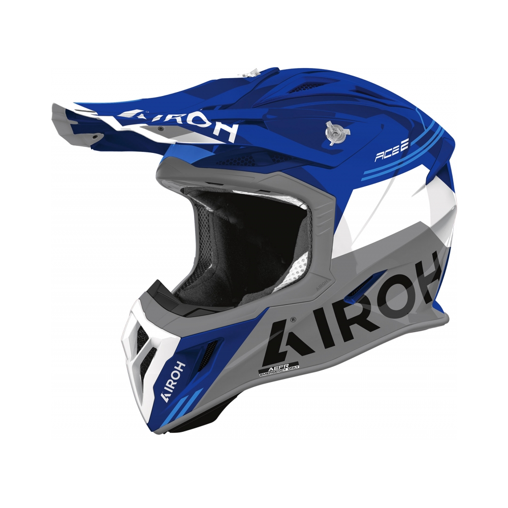 Airoh Каска Aviator Ace 2 Fury Blue Gloss - изглед 1