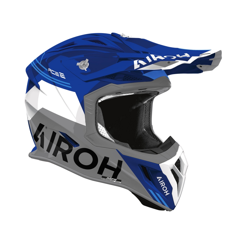 Airoh Каска Aviator Ace 2 Fury Blue Gloss - изглед 2