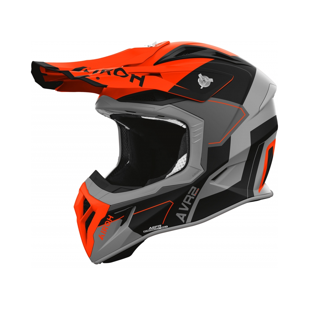 Airoh Каска Aviator Ace 2 Shield Orange Matt - изглед 1