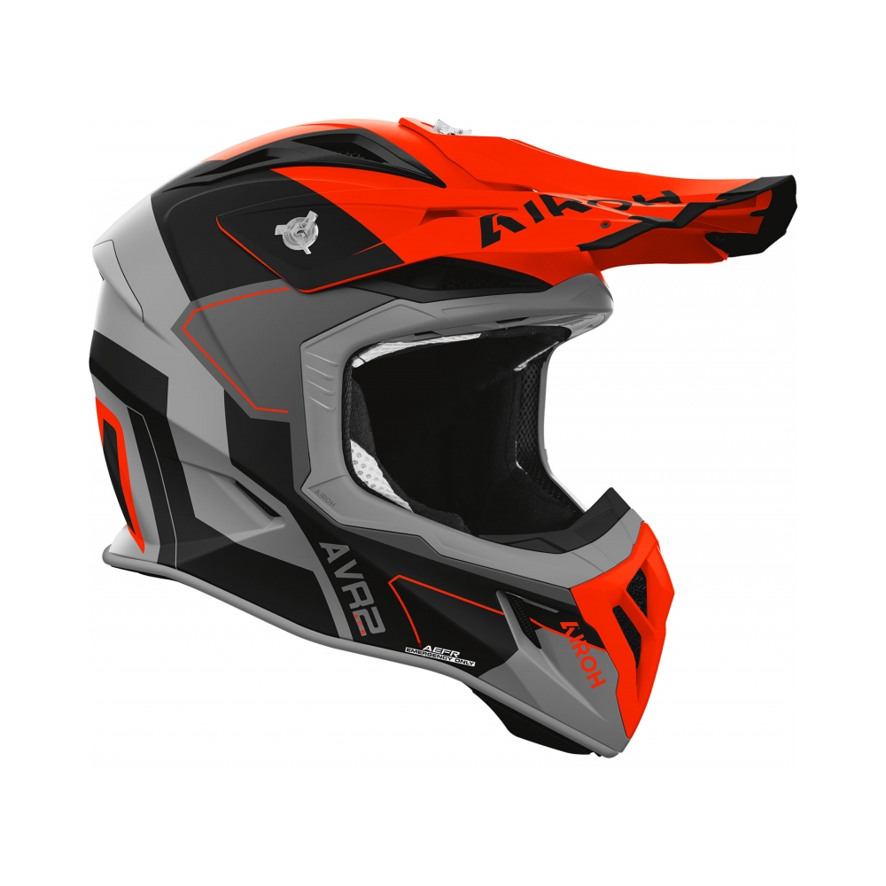 Airoh Каска Aviator Ace 2 Shield Orange Matt - изглед 2