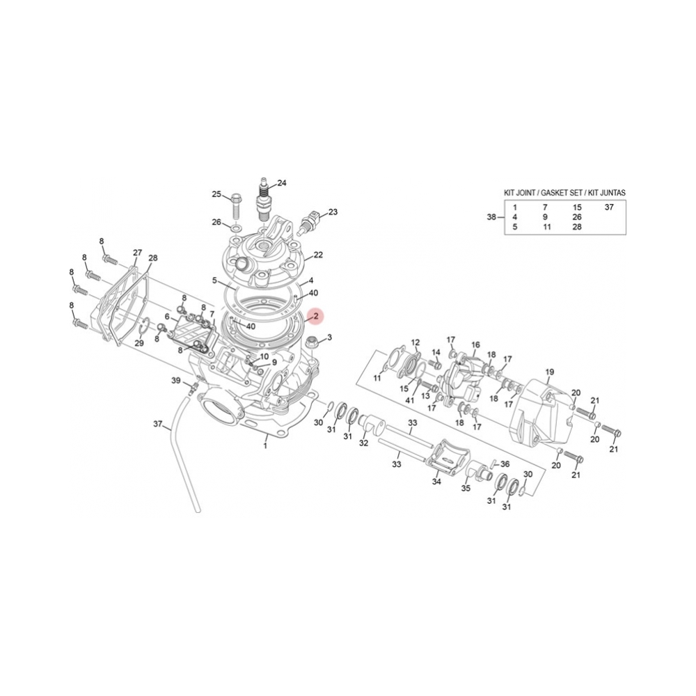 Sherco Цилиндър Sherco SE250/300 18-26 - изглед 3 - BobiMX.com Sherco Цилиндър Sherco SE250/300 18-26 - изглед 3