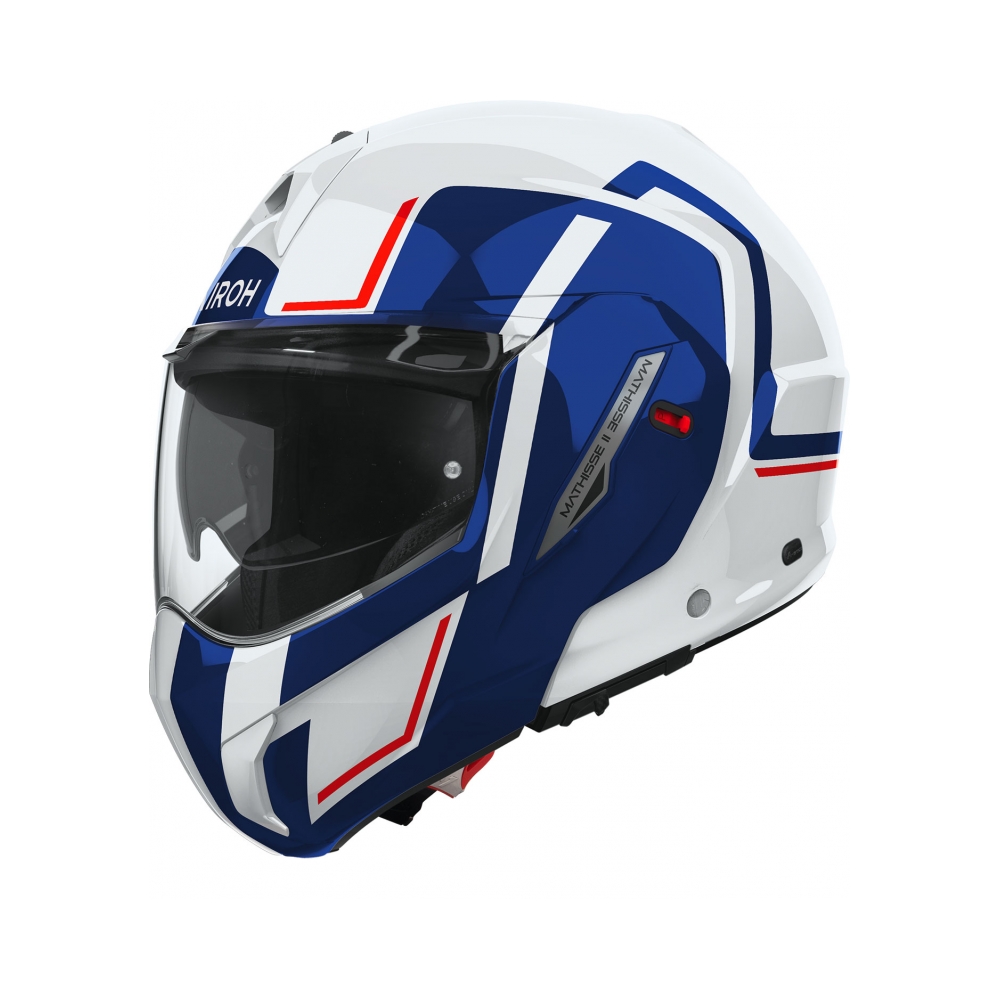Airoh Каска Mathisse II Genius Blue/Red Gloss - изглед 2 - BobiMX.com Airoh Каска Mathisse II Genius Blue/Red Gloss - изглед 2
