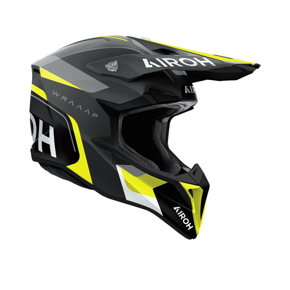 Airoh Каска Wraaap Conquer Yellow Matt - изглед 2 - BobiMX.com Airoh Каска Wraaap Conquer Yellow Matt - изглед 2