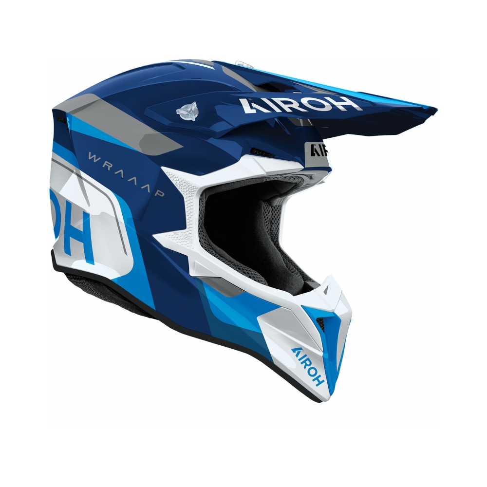 Airoh Каска Wraaap Conquer Blue Gloss - изглед 2 - BobiMX.com Airoh Каска Wraaap Conquer Blue Gloss - изглед 2