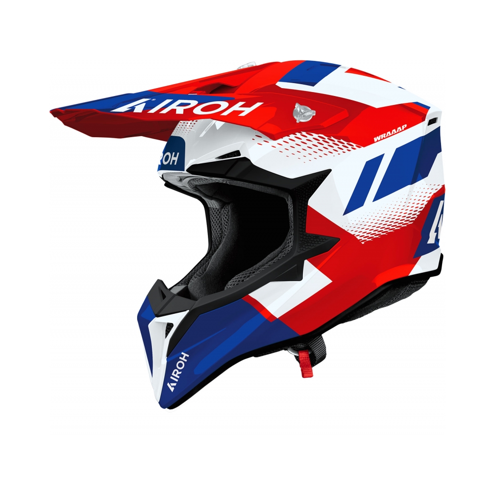 Airoh Каска Wraaap Vision Red/Blue Gloss - изглед 1 - BobiMX.com Airoh Каска Wraaap Vision Red/Blue Gloss - изглед 1