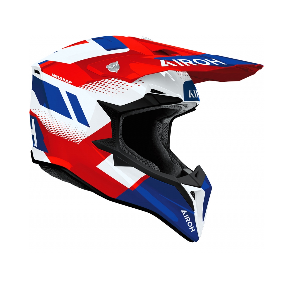 Airoh Каска Wraaap Vision Red/Blue Gloss - изглед 2 - BobiMX.com Airoh Каска Wraaap Vision Red/Blue Gloss - изглед 2