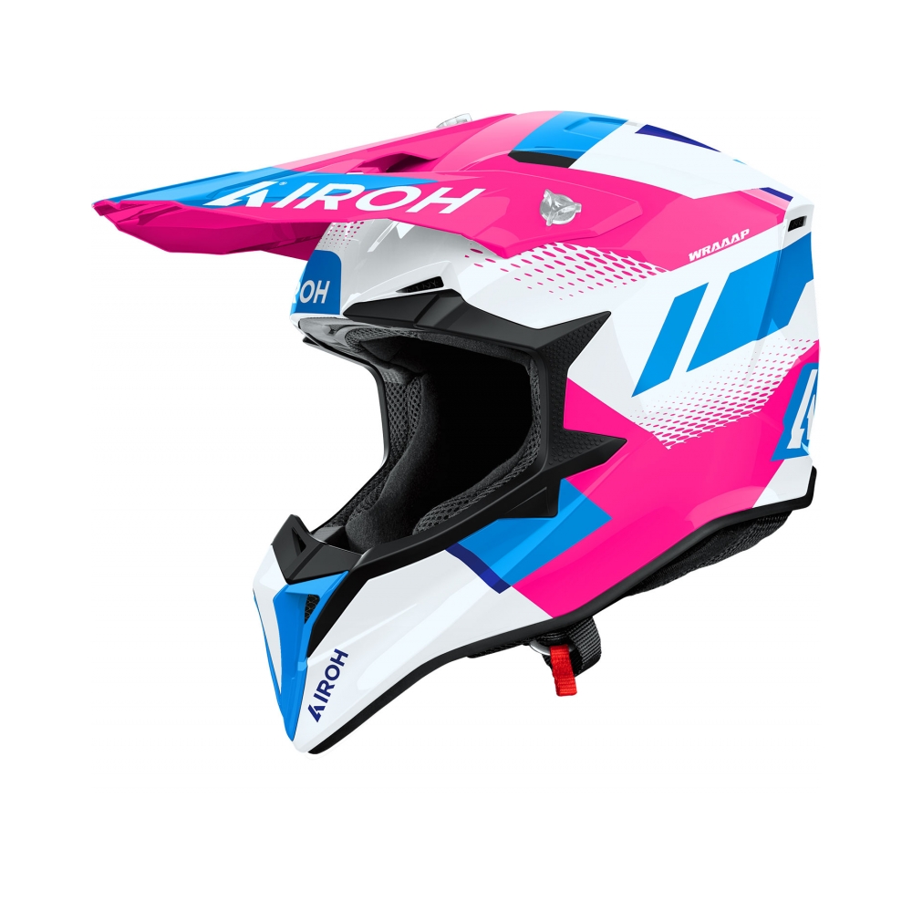 Airoh Каска Wraaap Vision Pink Gloss - изглед 1 - BobiMX.com Airoh Каска Wraaap Vision Pink Gloss - изглед 1