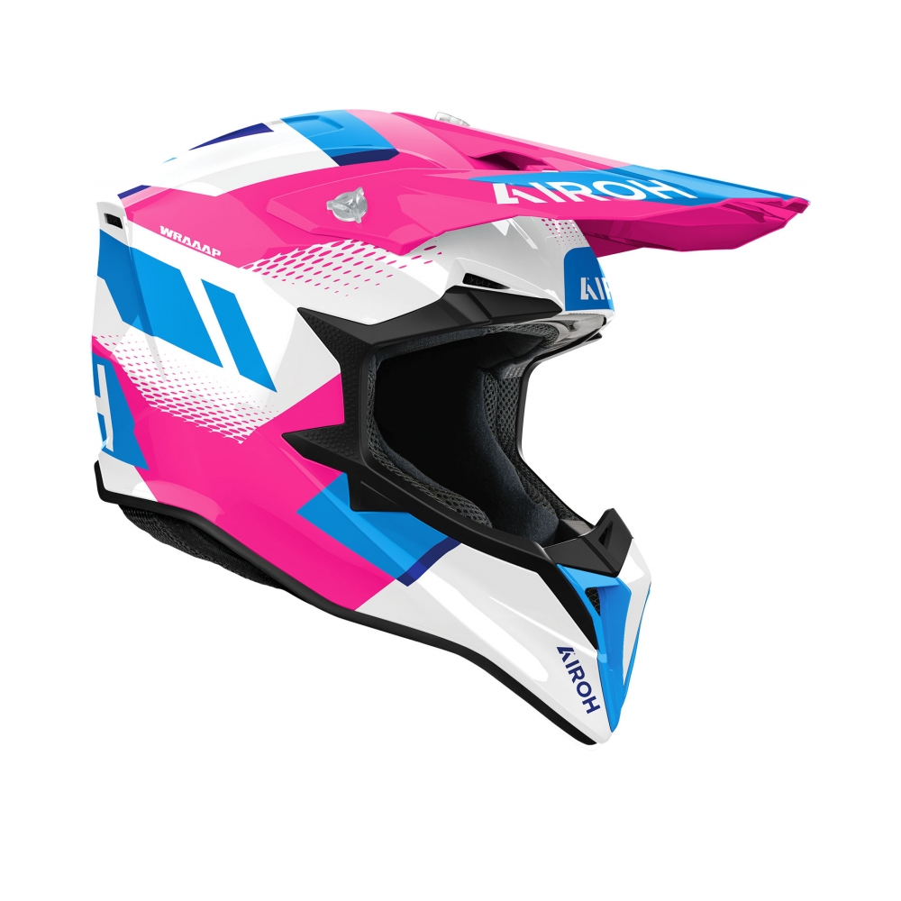Airoh Каска Wraaap Vision Pink Gloss - изглед 2 - BobiMX.com Airoh Каска Wraaap Vision Pink Gloss - изглед 2
