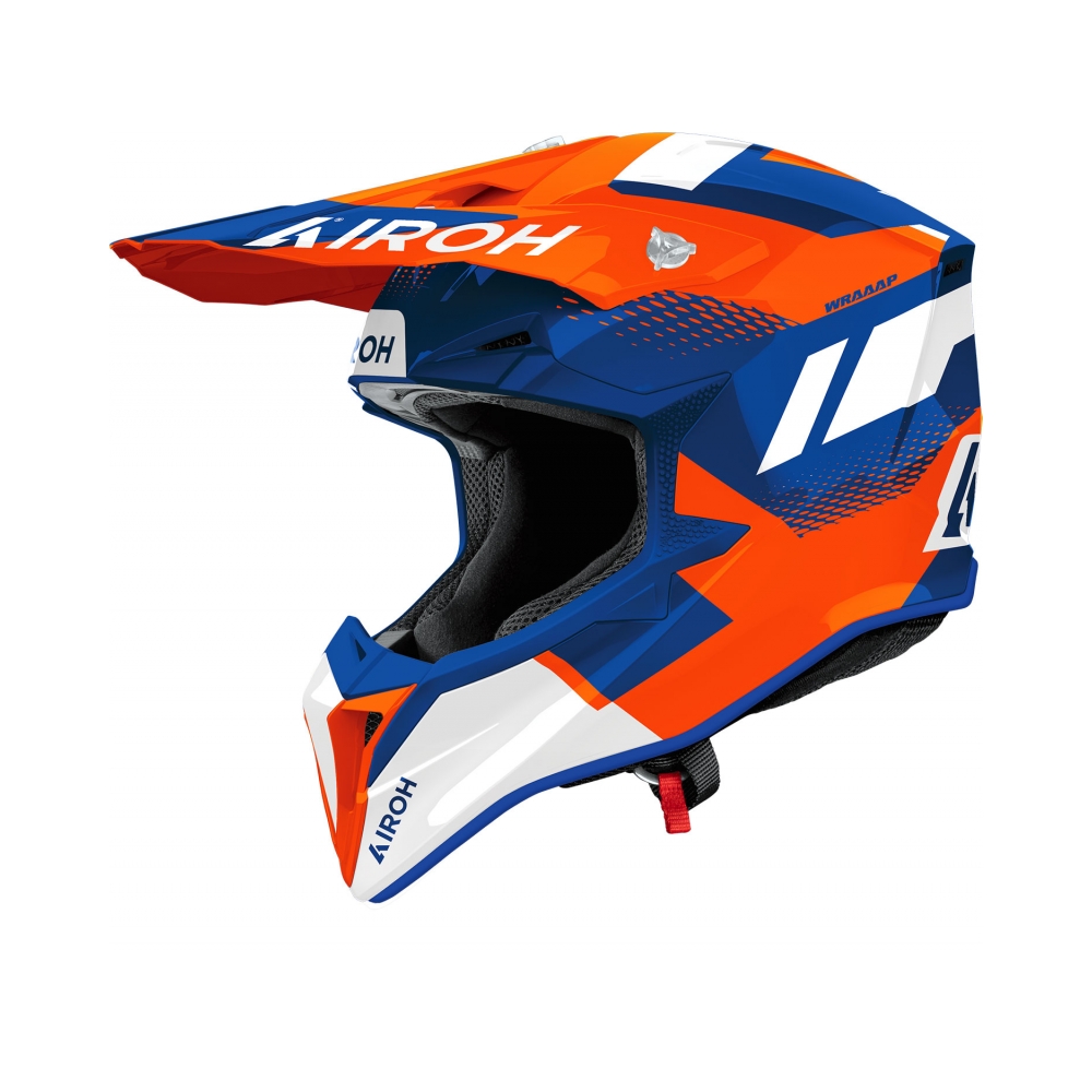 Airoh Каска Wraaap Vision Orange/Blue Gloss - изглед 1 - BobiMX.com Airoh Каска Wraaap Vision Orange/Blue Gloss - изглед 1
