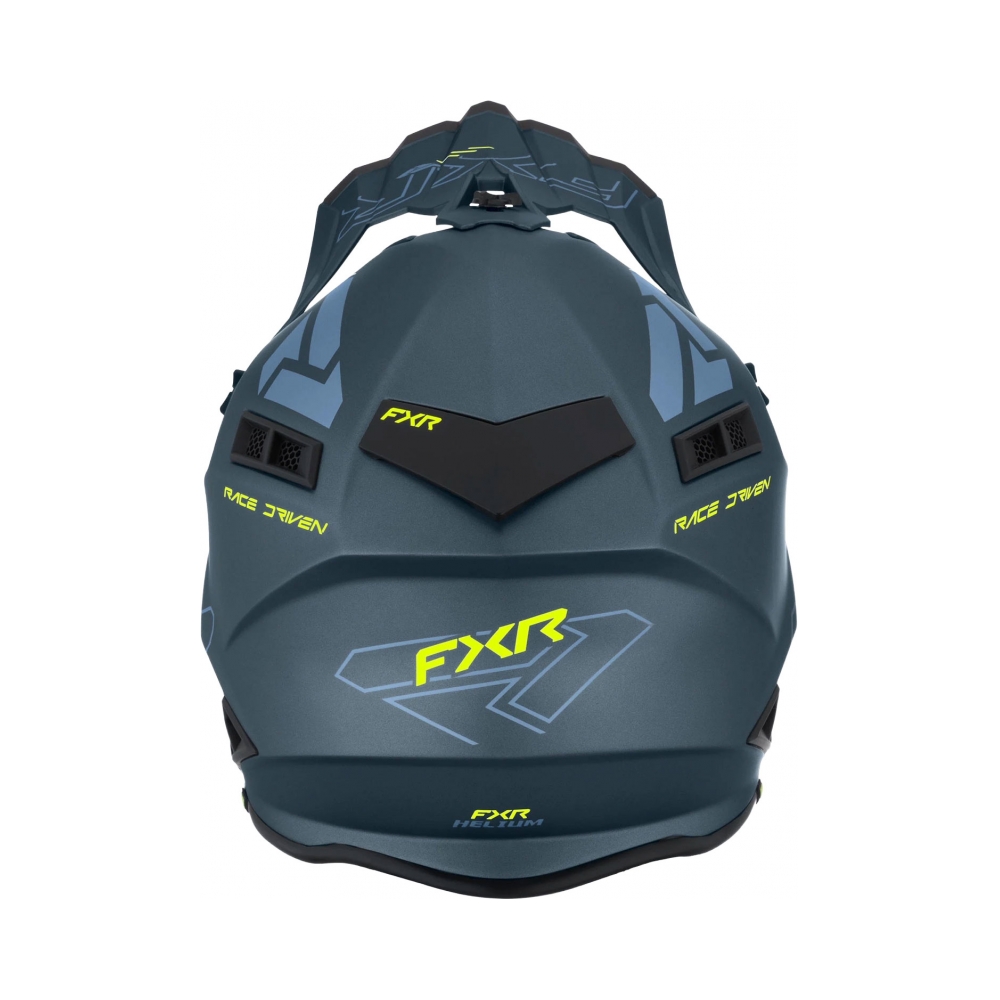 FXR Каска Helium Prime Dark Steel/HiVis - изглед 3 - BobiMX.com FXR Каска Helium Prime Dark Steel/HiVis - изглед 3