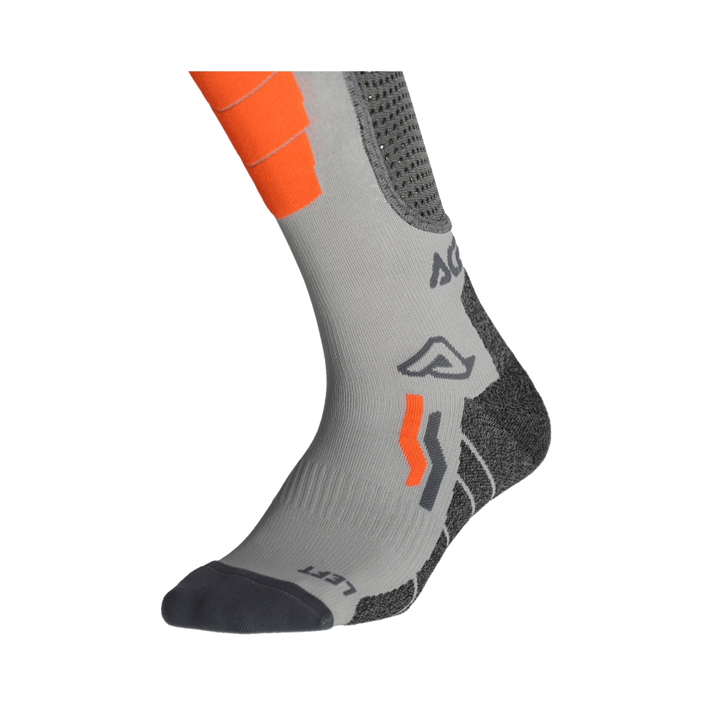 Acerbis Чорапи X-Leg Pro Vented оранжев - изглед 6 - BobiMX.com Acerbis Чорапи X-Leg Pro Vented оранжев - изглед 6