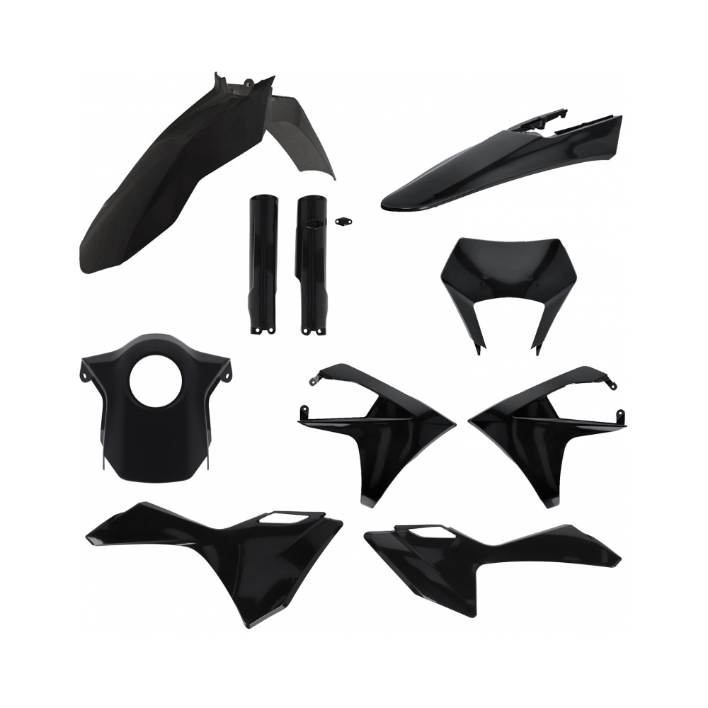 Acerbis Пълен кит пластмаси подходящ за Gas Gas EC/ECF 24-26 черен - изглед 1
