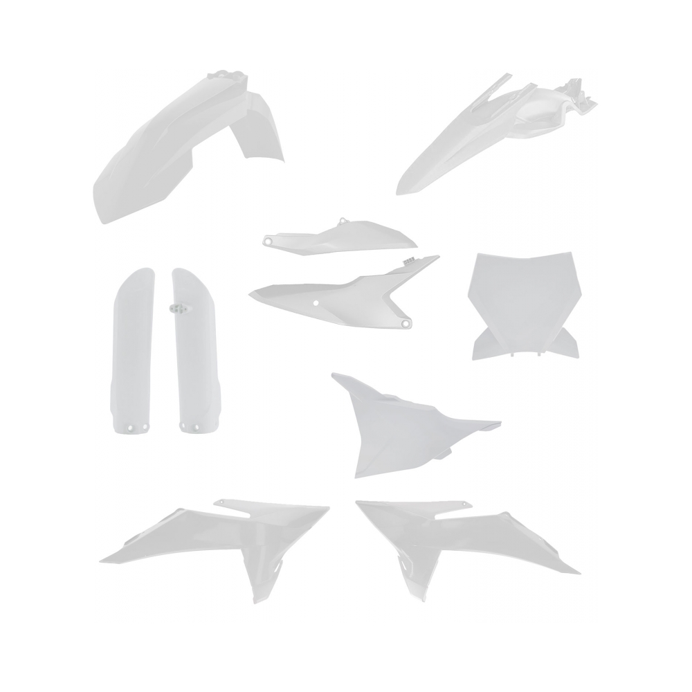 Acerbis Пълен кит пластмаси подходящ за KTM SX85 25-26 бял - изглед 1