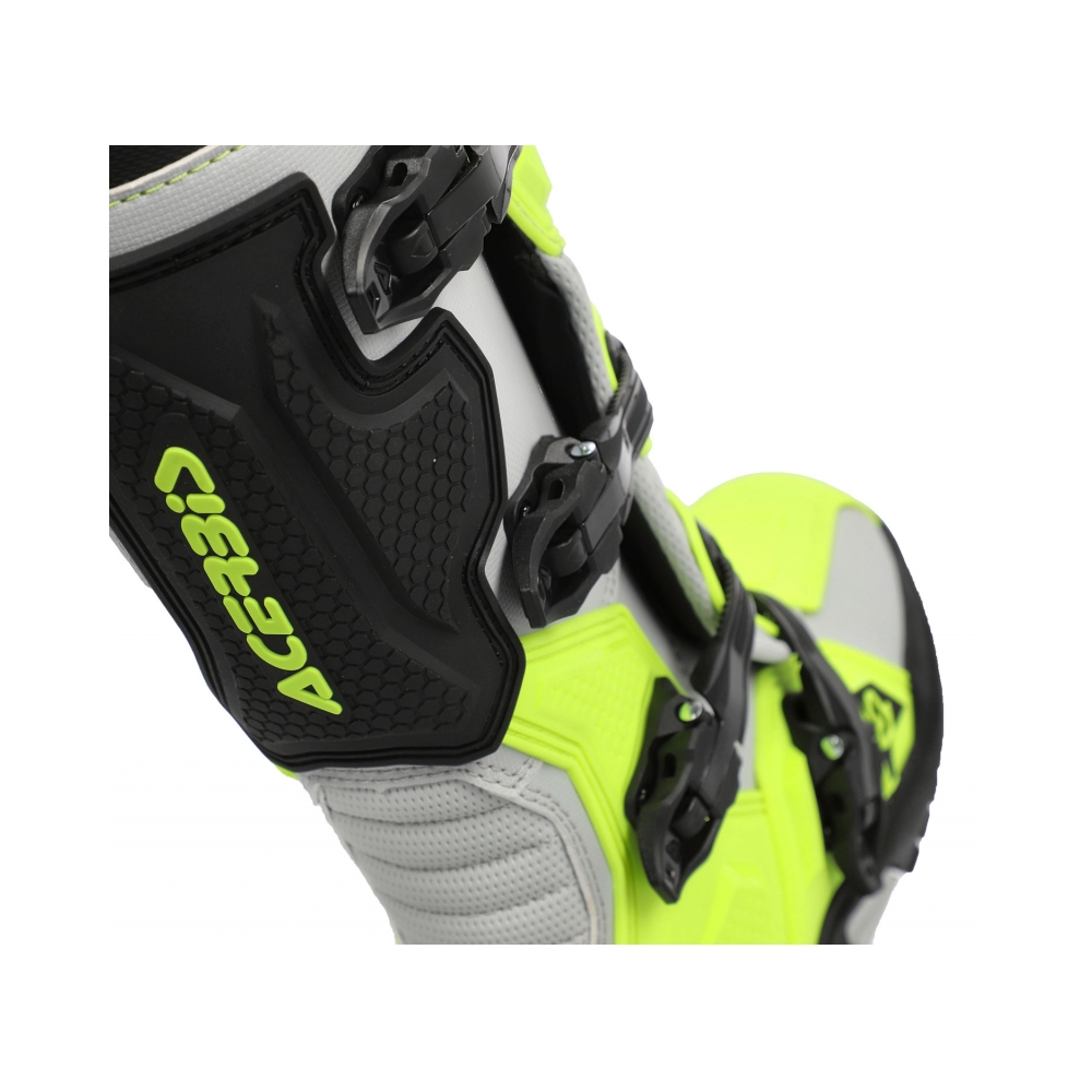 Acerbis Ботуши Artiglio Fluo Yellow/White - изглед 7