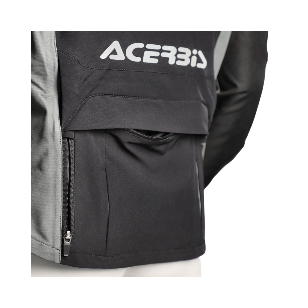 Acerbis Яке Rally Race Black/Grey - изглед 7 - BobiMX.com Acerbis Яке Rally Race Black/Grey - изглед 7