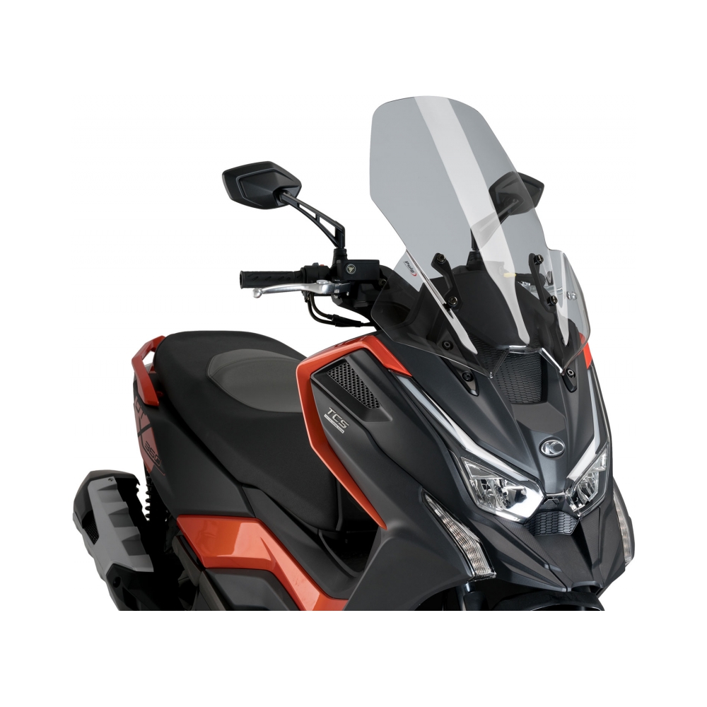 Puig Слюда V-Tech Line Touring Kymco DTX125 22-25, DTS350 22-25 Smoke - изглед 2 - BobiMX.com Puig Слюда V-Tech Line Touring Kymco DTX125 22-25, DTS350 22-25 Smoke - изглед 2