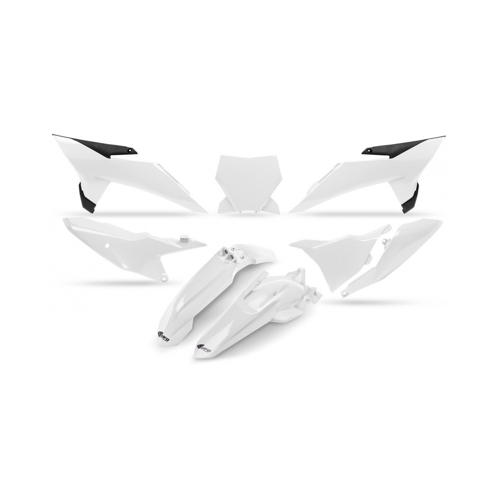 UFO Комплект пластмаси KTM SX85 25-26 бял - изглед 1