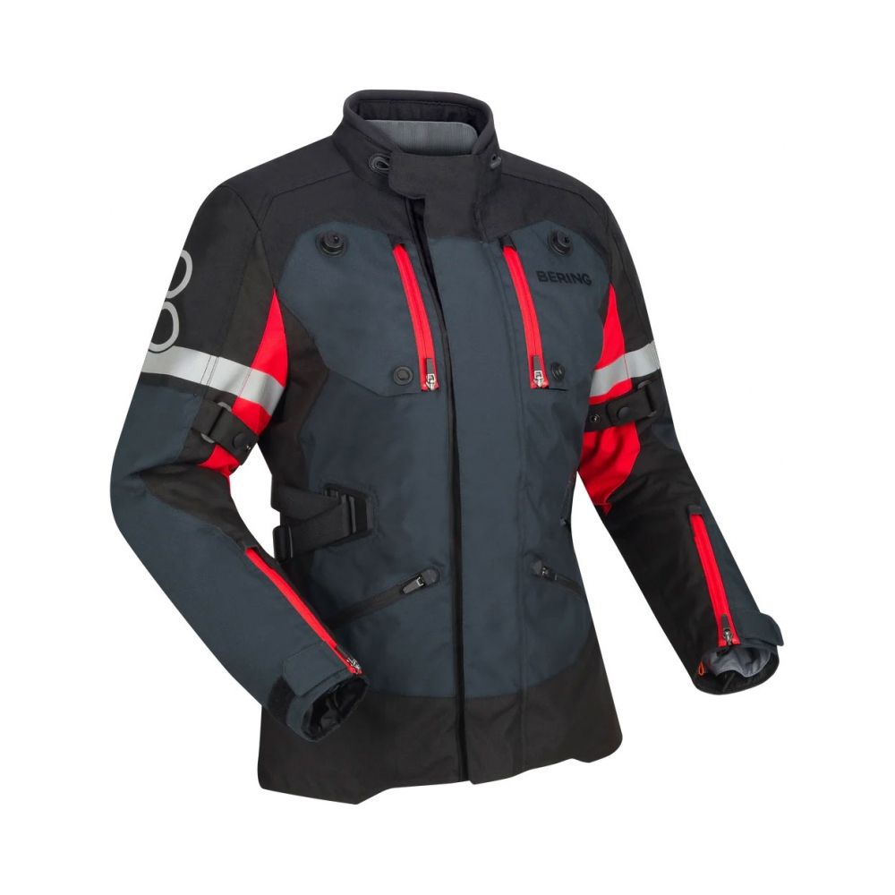 Bering Дамско яке Halifax - EN 17353 Black/Anthracite/Red - изглед 1