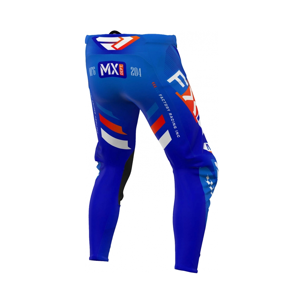 FXR Панталон Podium Gladiator MX25 Blue White Nuke Red - изглед 2 - BobiMX.com FXR Панталон Podium Gladiator MX25 Blue White Nuke Red - изглед 2