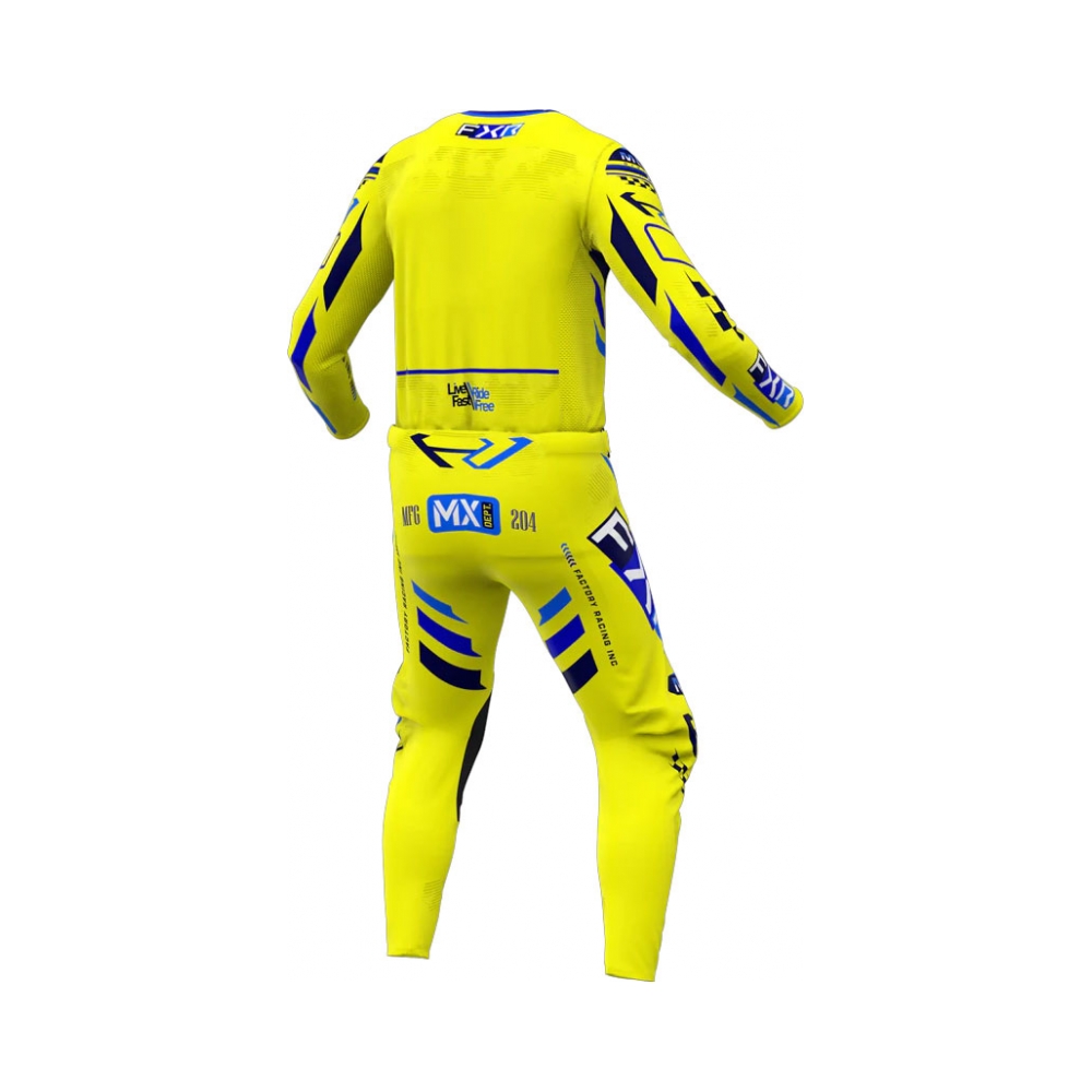 FXR Панталон Podium Gladiator MX25 Yellow Navy Blue - изглед 4 - BobiMX.com FXR Панталон Podium Gladiator MX25 Yellow Navy Blue - изглед 4