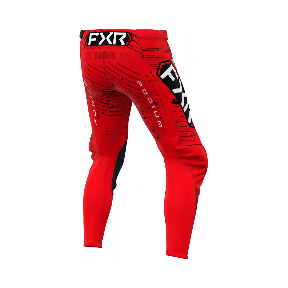 FXR Детски панталон Podium MX25 Red Black - изглед 2 - BobiMX.com FXR Детски панталон Podium MX25 Red Black - изглед 2