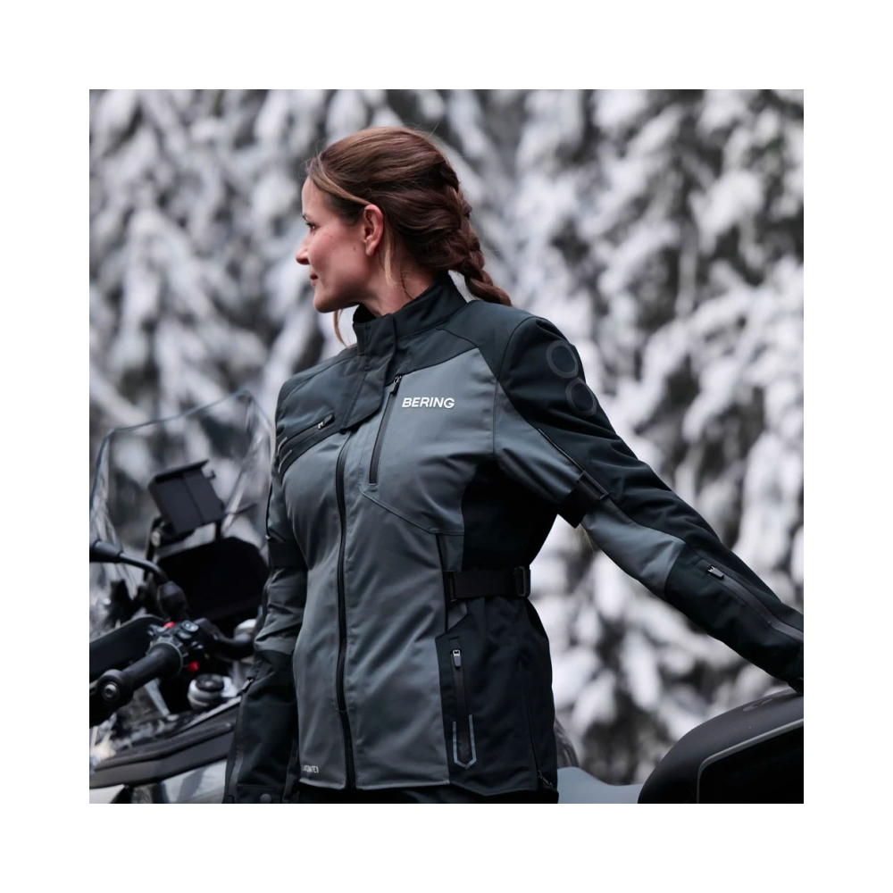 Bering Дамско яке Oxygen Black Grey - изглед 11