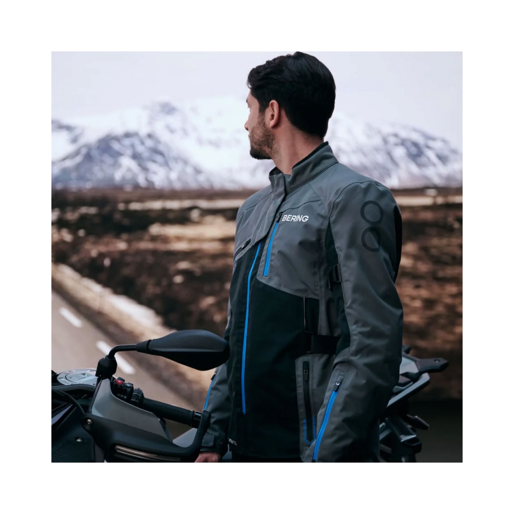 Bering Яке Oxygen Grey Black Blue - изглед 11