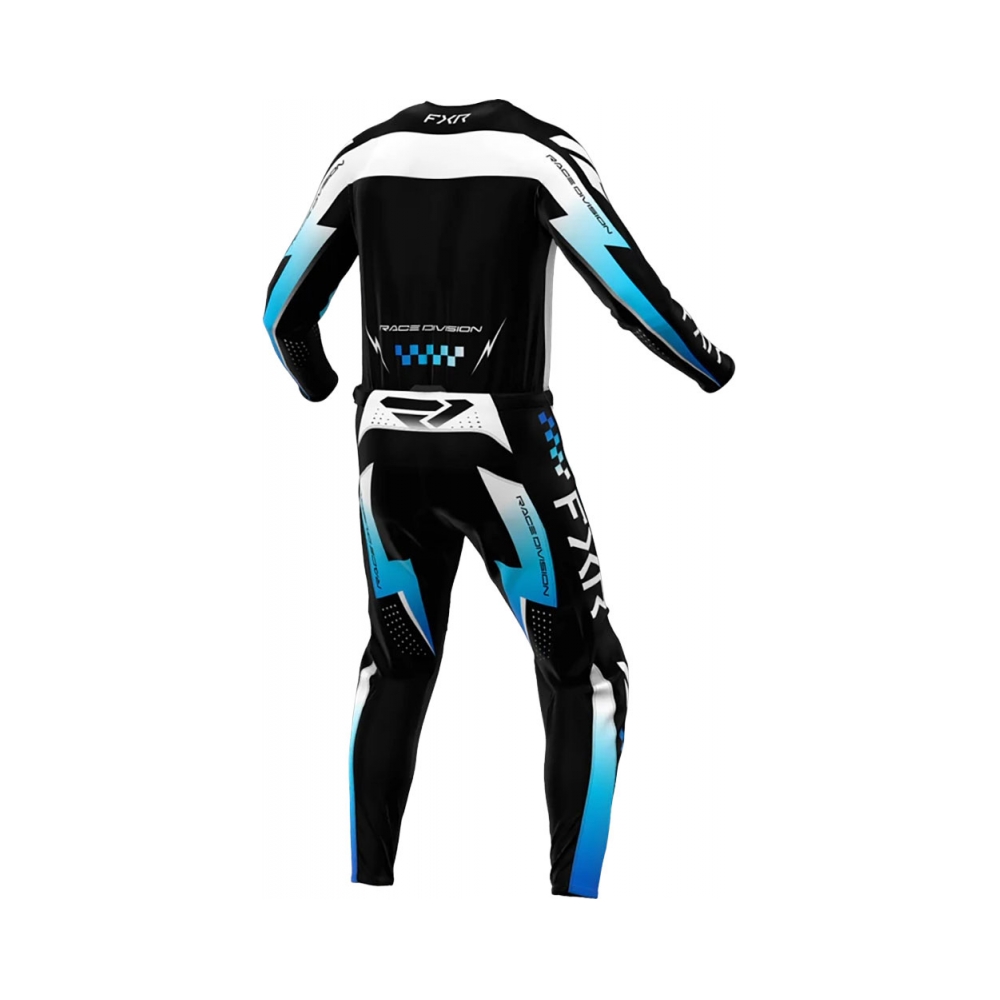 FXR Панталон Clutch Pro MX26 Black Blue White - изглед 4