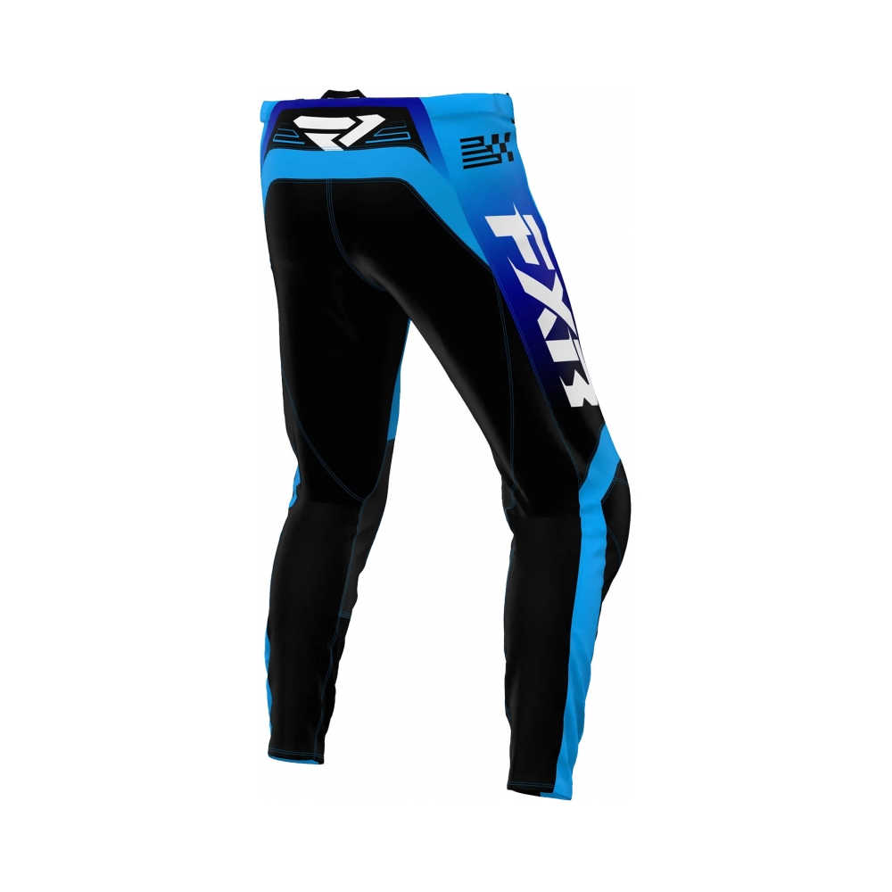 FXR Детски панталон Clutch MX26 Blue Black White - изглед 2