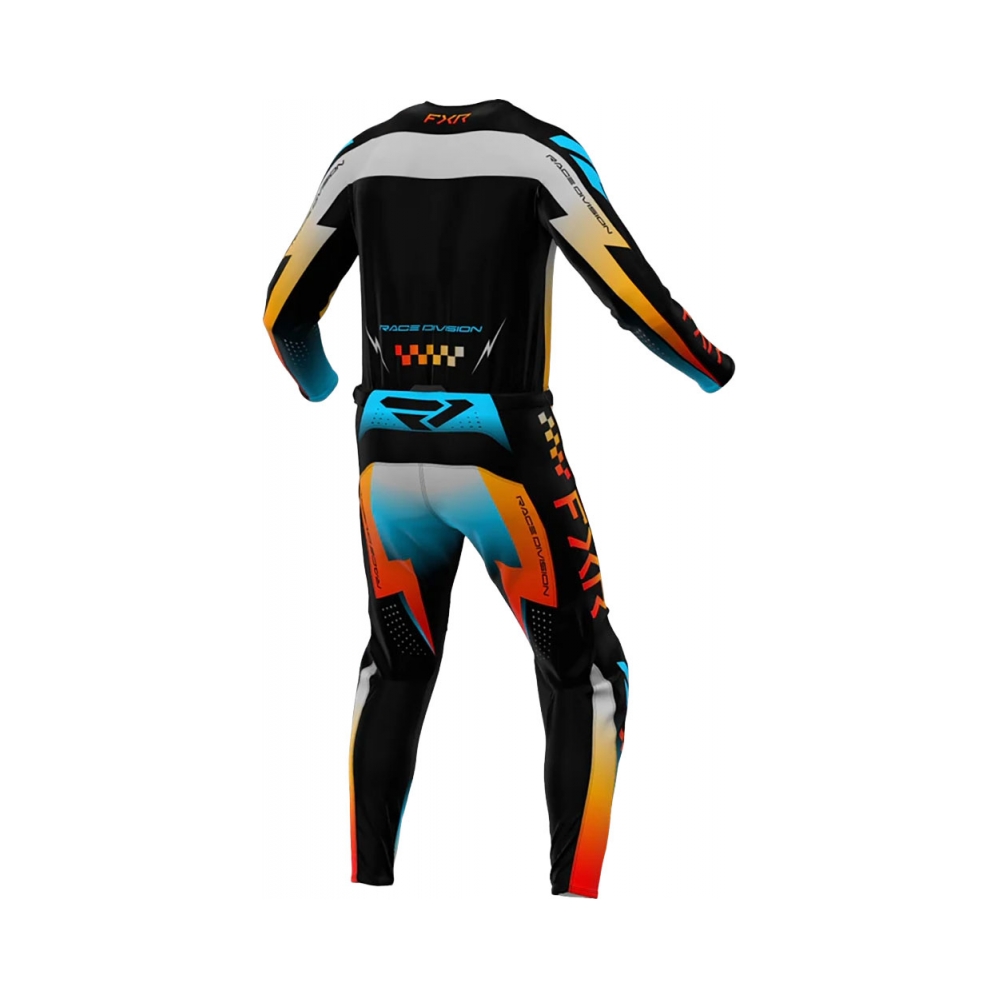 FXR Детски панталон Clutch MX26 Grey Sky Orange - изглед 4 - BobiMX.com FXR Детски панталон Clutch MX26 Grey Sky Orange - изглед 4