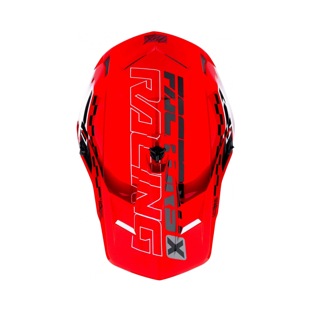 FXR Каска Clutch Race Div MX26 Red - изглед 2