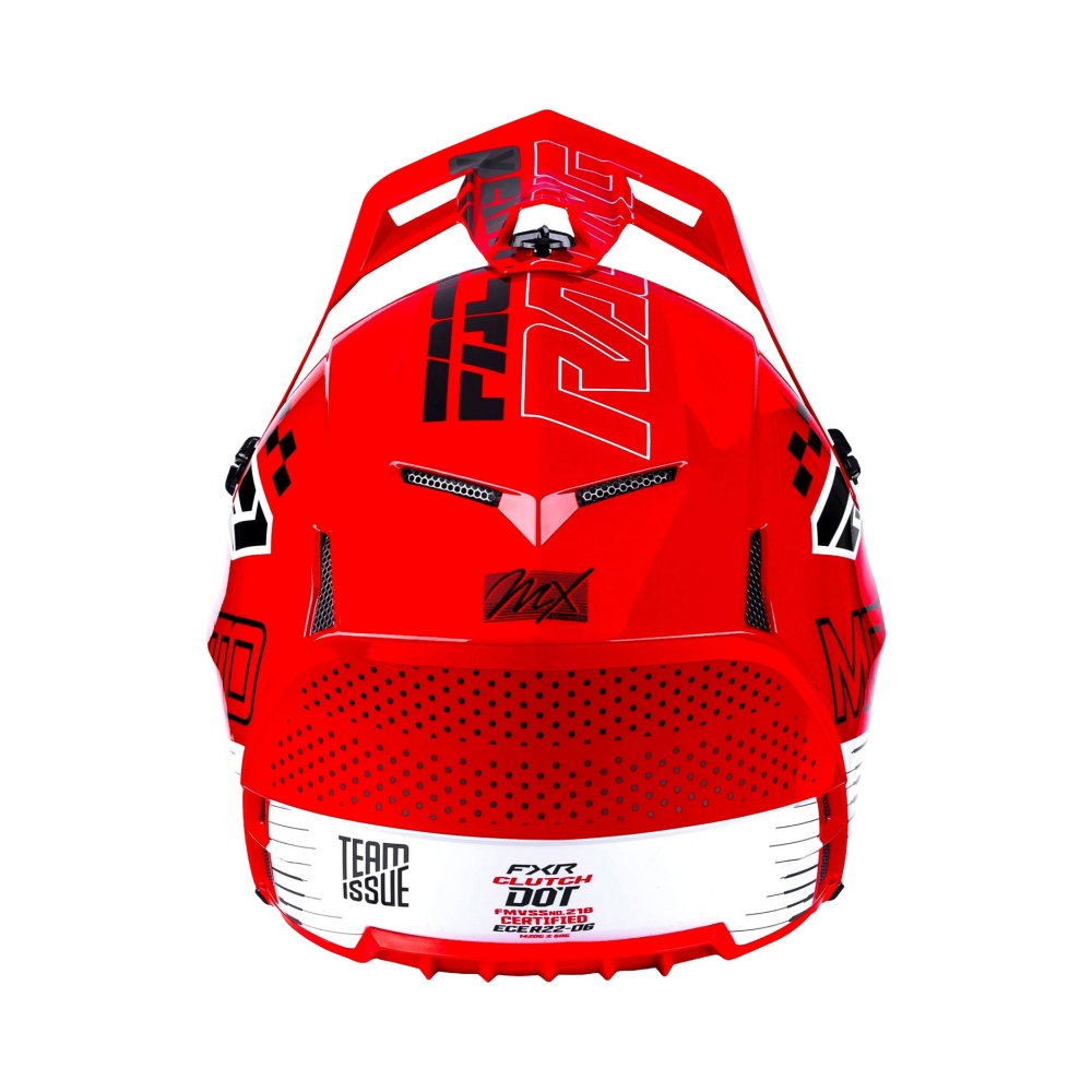 FXR Каска Clutch Race Div MX26 Red - изглед 5