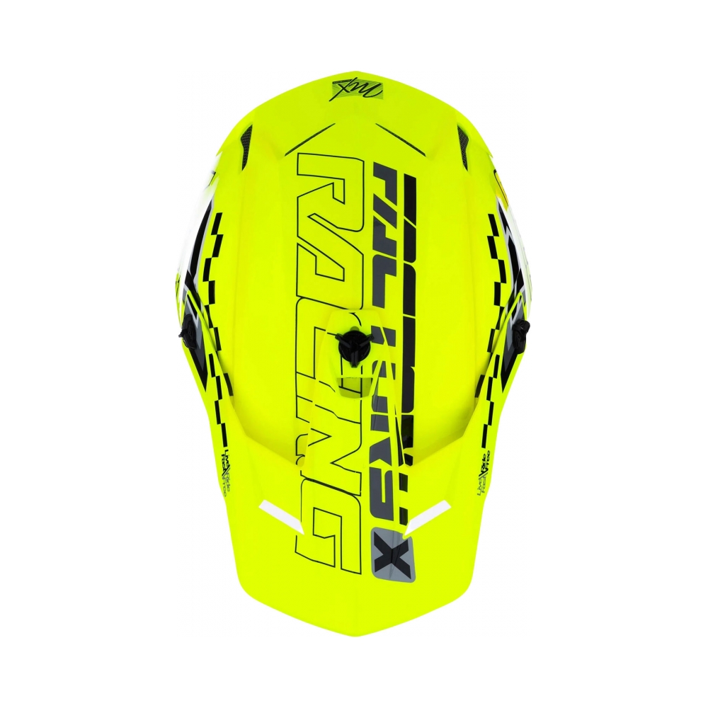 FXR Каска Clutch Race Div MX26 HiVis - изглед 2