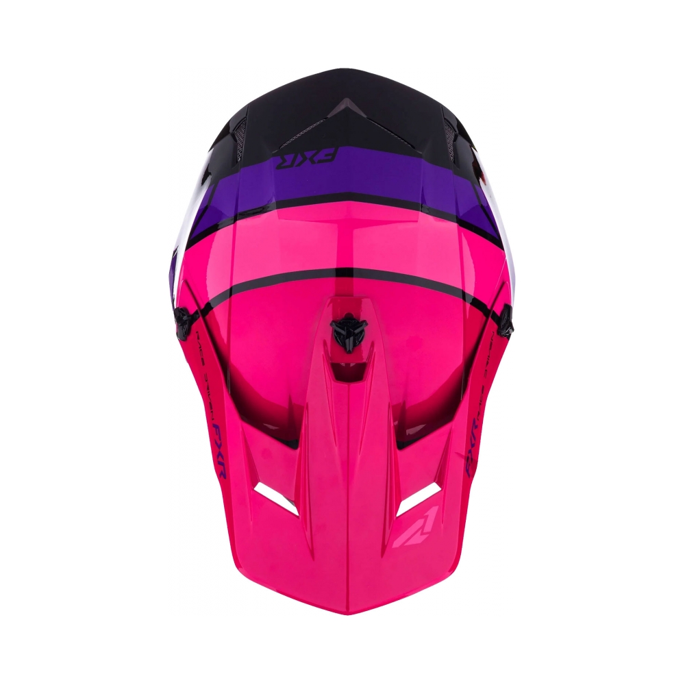 FXR Каска Clutch Comp MX26 Black/Razz - изглед 2