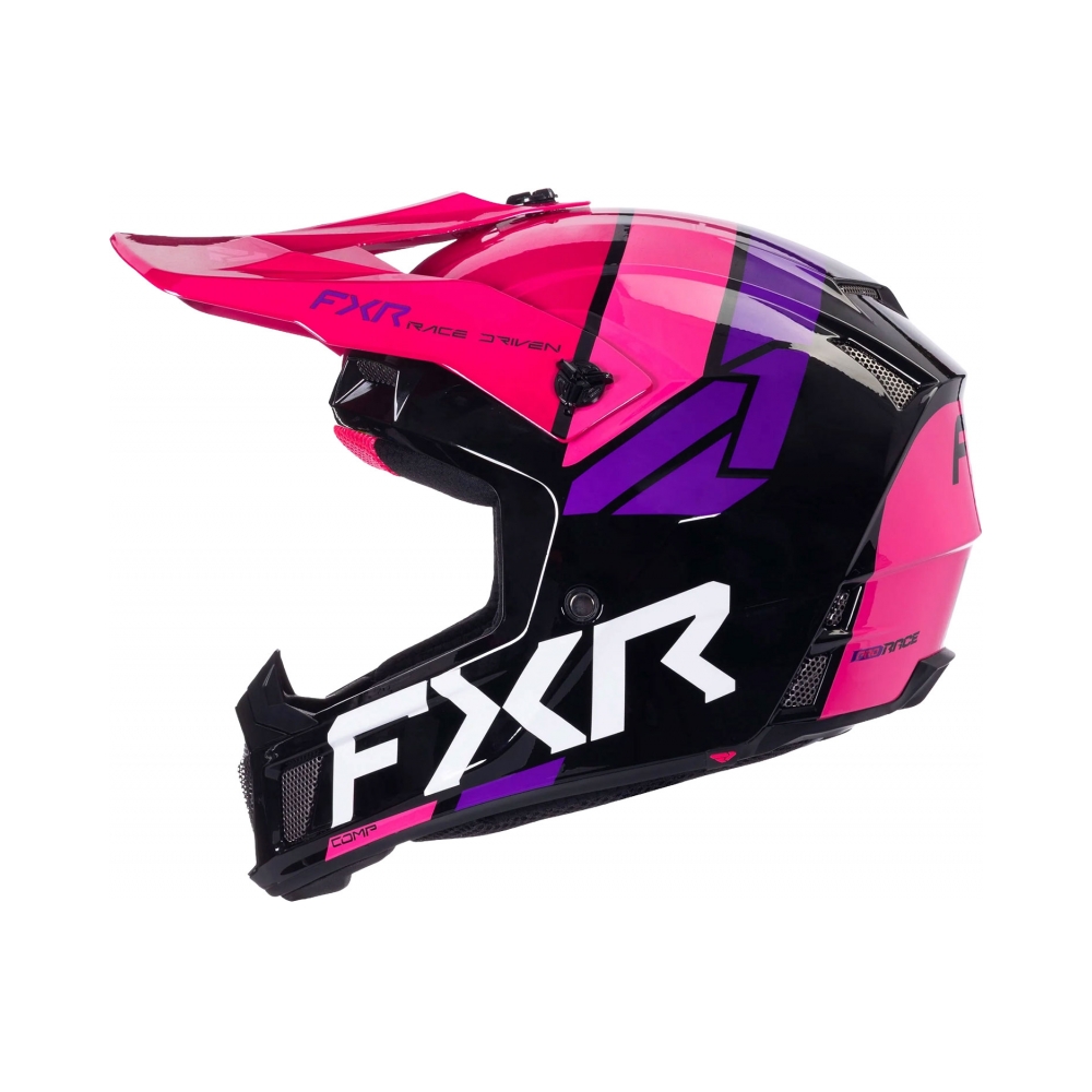 FXR Каска Clutch Comp MX26 Black/Razz - изглед 3