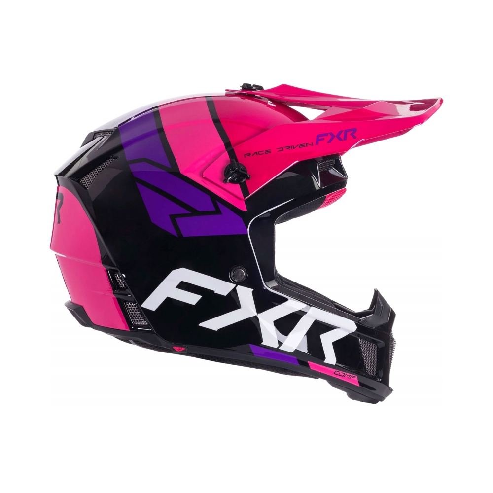 FXR Каска Clutch Comp MX26 Black/Razz - изглед 4