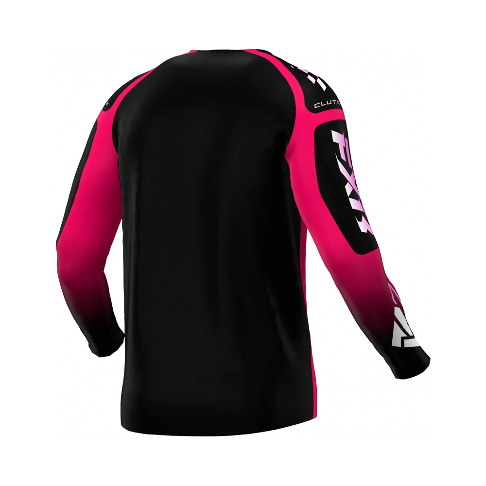 FXR Тениска Clutch MX26 Razz Black Pink - изглед 2